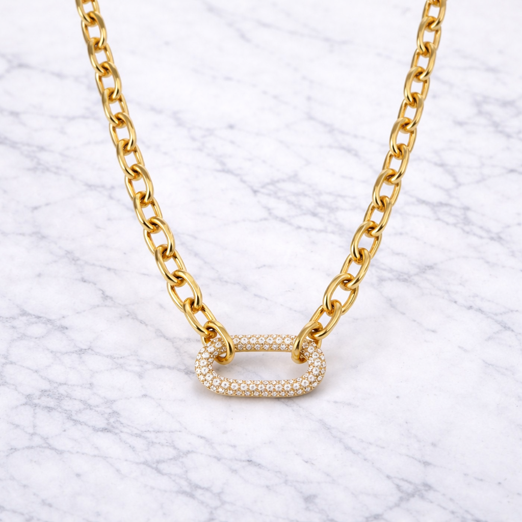 Collier Chaîne Doré Classique - Acier inoxydable 316L