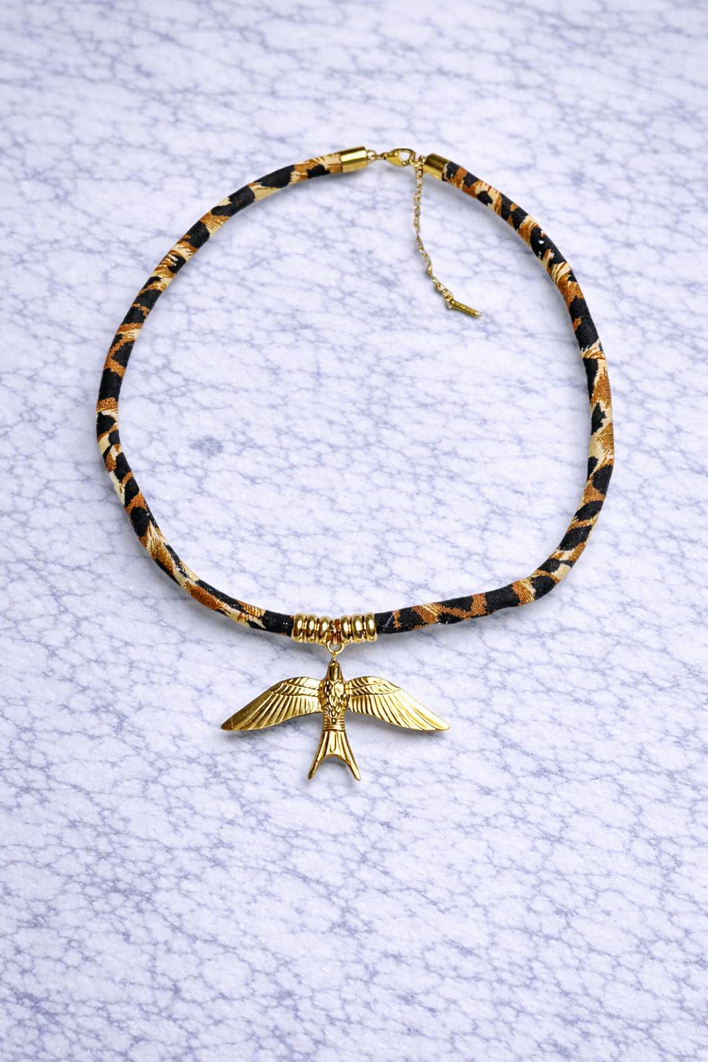 Collier Léopard & Acier inoxydable 316L - Style Chic Sauvage